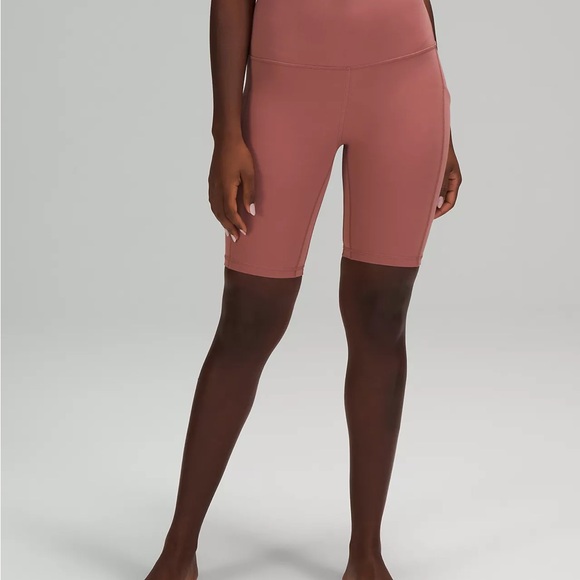 lululemon Align™ High-Rise Short with Pockets 8" Online Only Spiced Chai - Picture 1 of 4